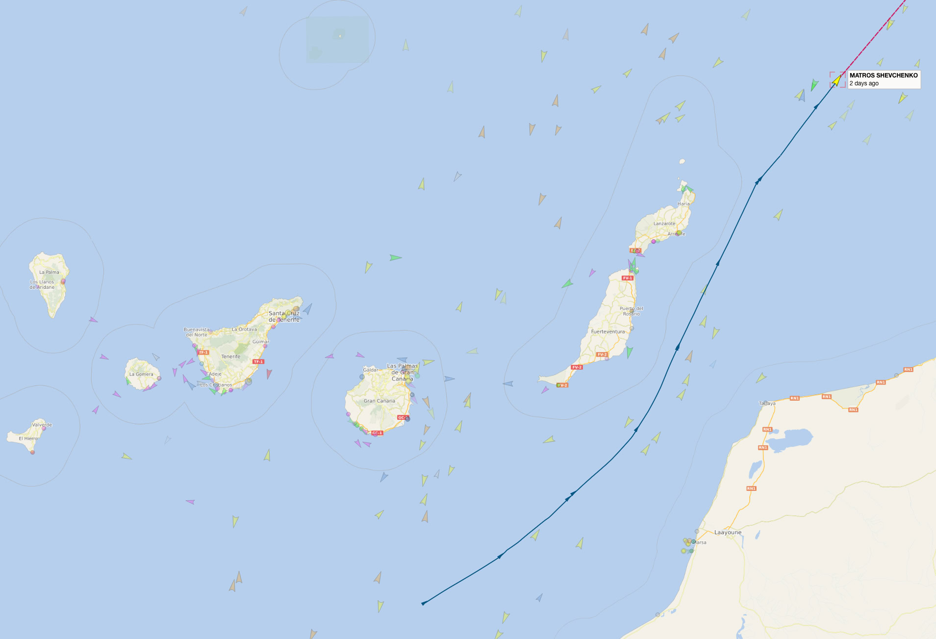 Maroder Russen-Frachter mit radioaktiver Ladung passiert die Kanaren