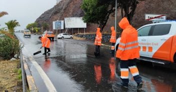 Regen Tropensturm Zyklon Hermine Teneriffa Überschwemmung Regen Katastrophenschutz Kanaren