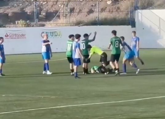 Schiedsrichter Teneriffa Angriff