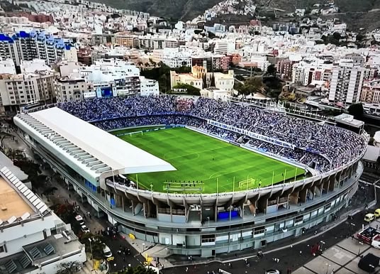 Stadion CD Teneriffa Luftaufnahme