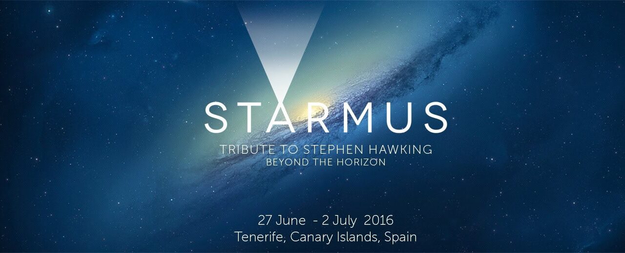 Stephen Hawking erreicht Teneriffa zum Starmus-Festival 2016