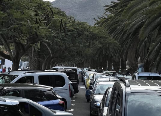 Anti-Stau-System an Playa de las Teresitas auf Teneriffa versagt zum Start