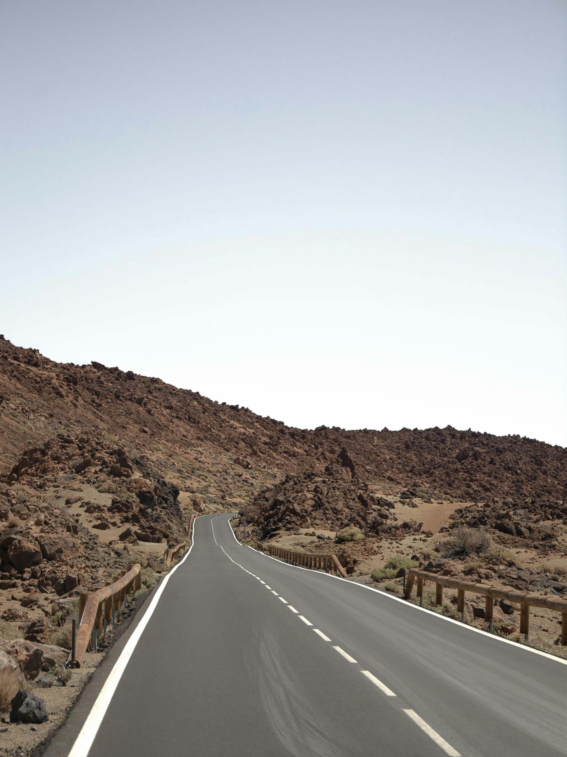 Straße im Süden Teneriffas
