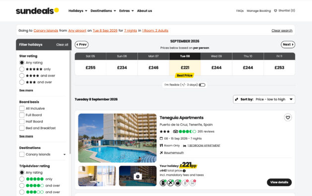 Tui startet Billig-Marke: Neue „Sundeals“ für die Kanaren