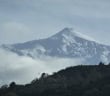 Schnee auf dem Teide Teneriffa