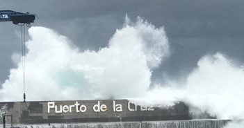 Sturm Wellen Teneriffa Puerto de la Cruz 1