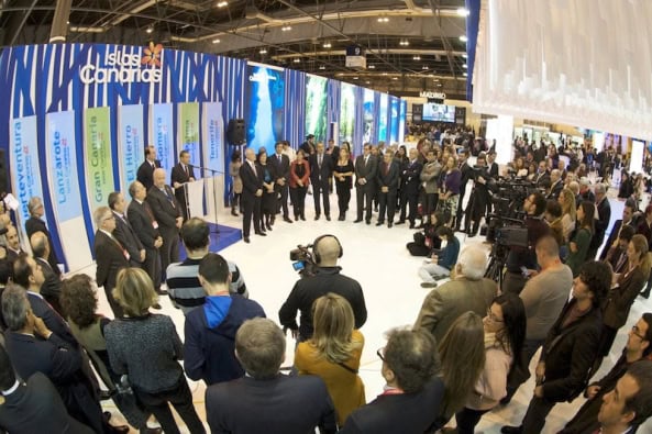 Der kanarische Pavillon bei der Fitur