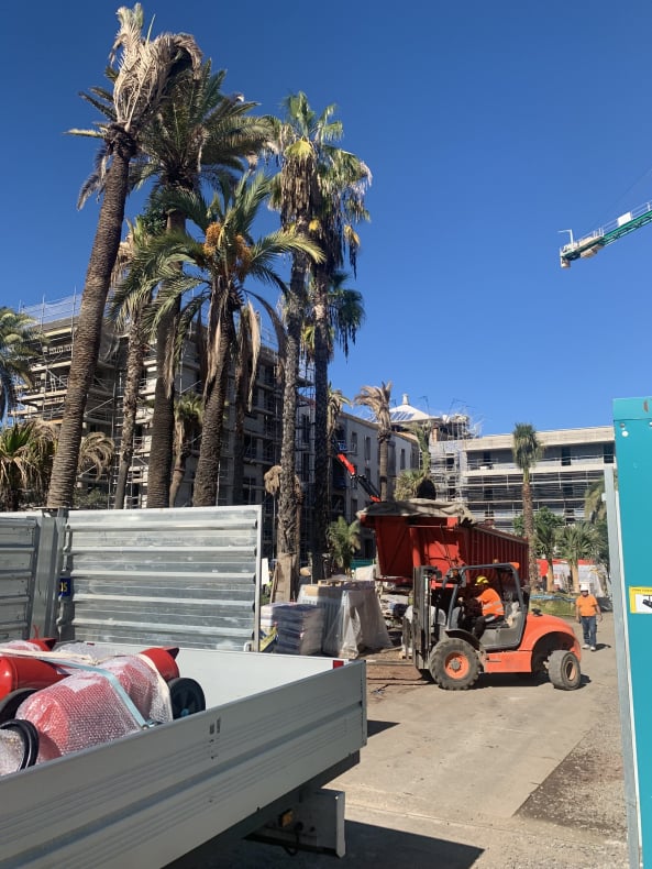 Taoro-Hotel Puerto de la Cruz Teneriffa Baustelle 3