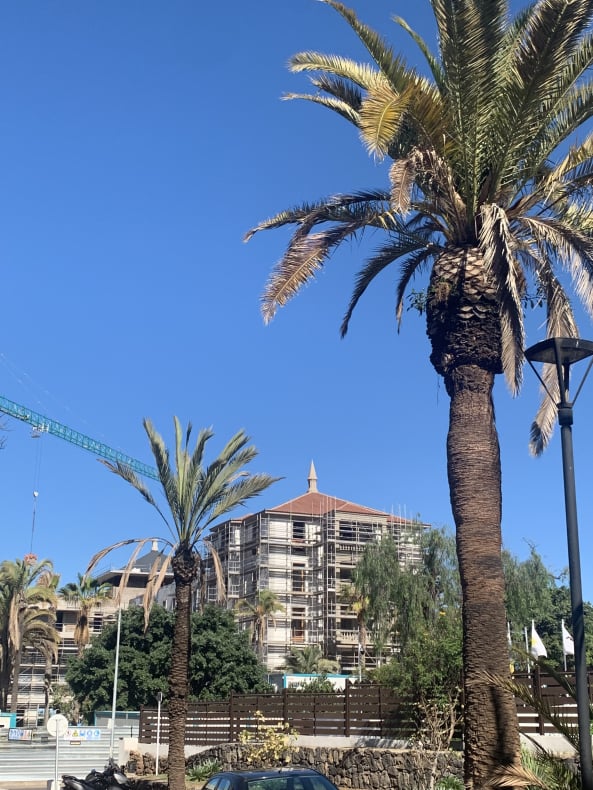 Taoro-Hotel Puerto de la Cruz Teneriffa Baustelle 7