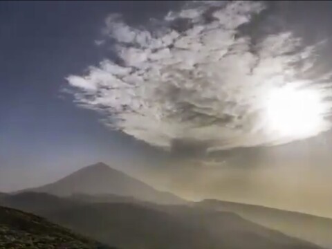 Teide Calima Wolken Aemet
