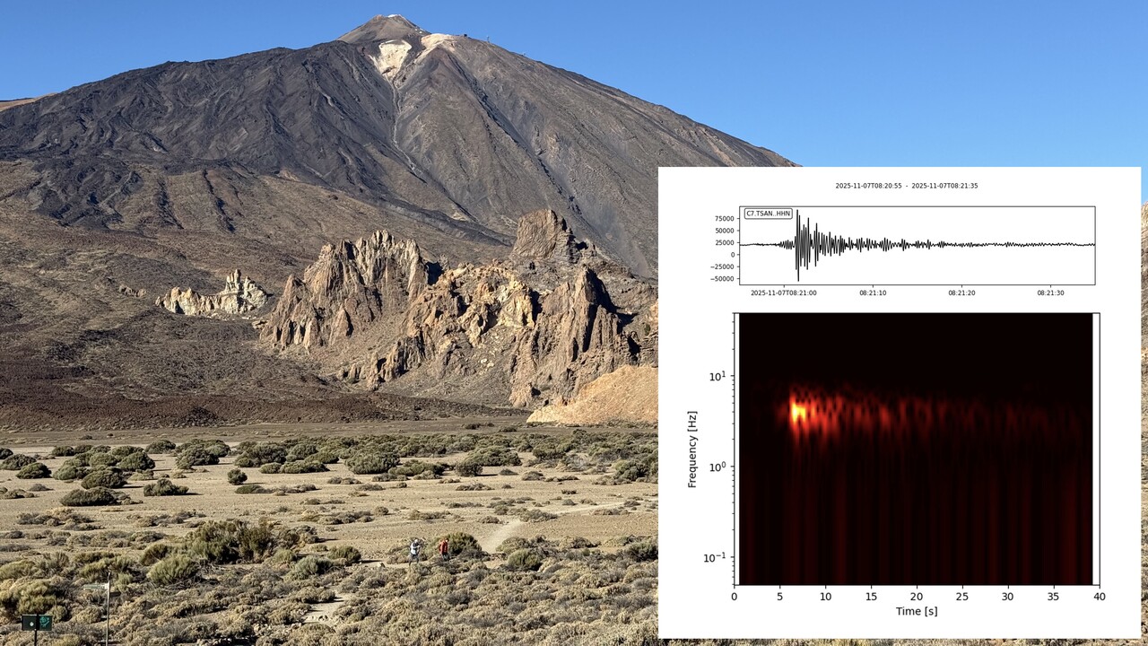 Teneriffa: Forscher messen längstes Rumoren seiner Art unter dem Teide seit 2016