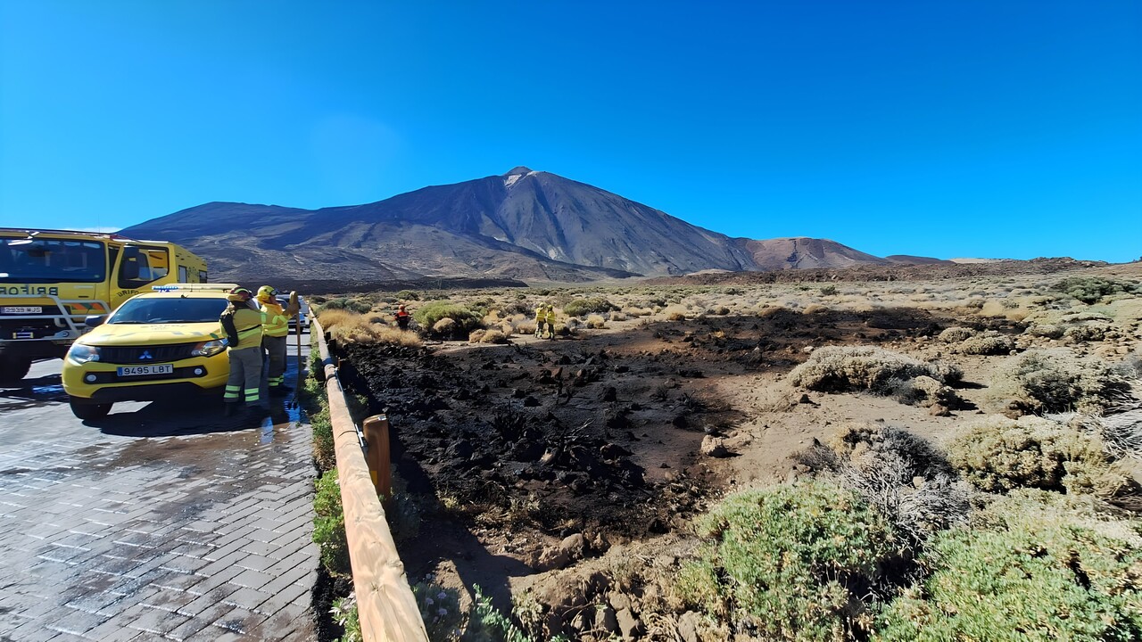 Feuer im Teide Nationalpark: War es eine Zigarette?