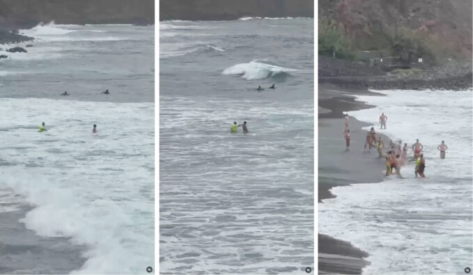 Teneriffa: Bademeister zwingen Schwimmer aus dem Wasser