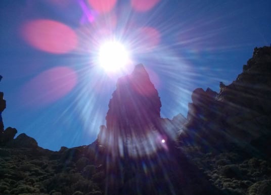 Teneriffa Teide Nationalpark Cañadas Sonne