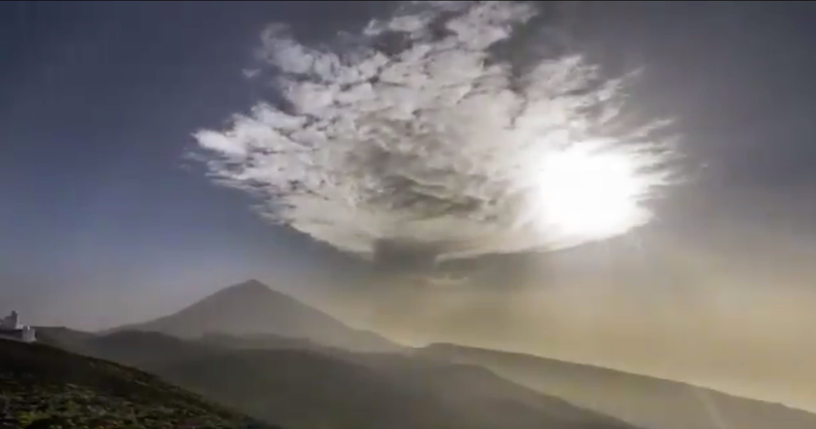 Teide Calima Wolken Aemet