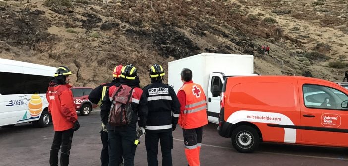 Teide Seilbahn Ausfall Rettung Feuerwehr