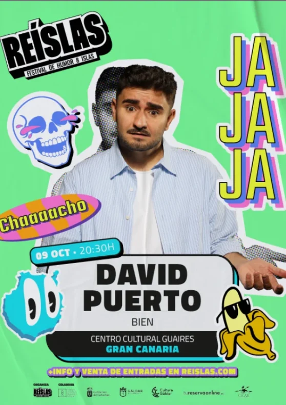 Bien: Espectáculo de comedia de David Puerto en Gáldar
