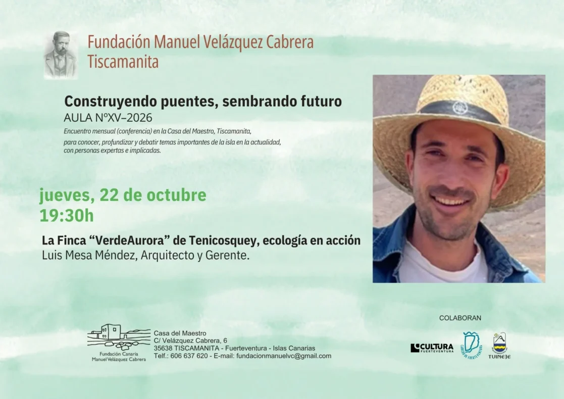 Building bridges, sowing the seeds of the future: a talk in Tiscamanita