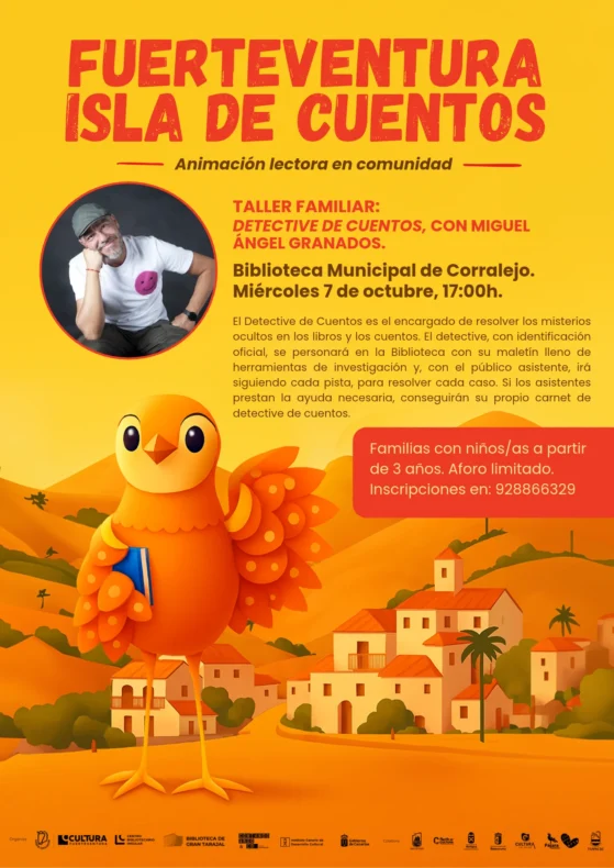 Familienworkshop Detective de cuentos mit Miguel Ángel Granados