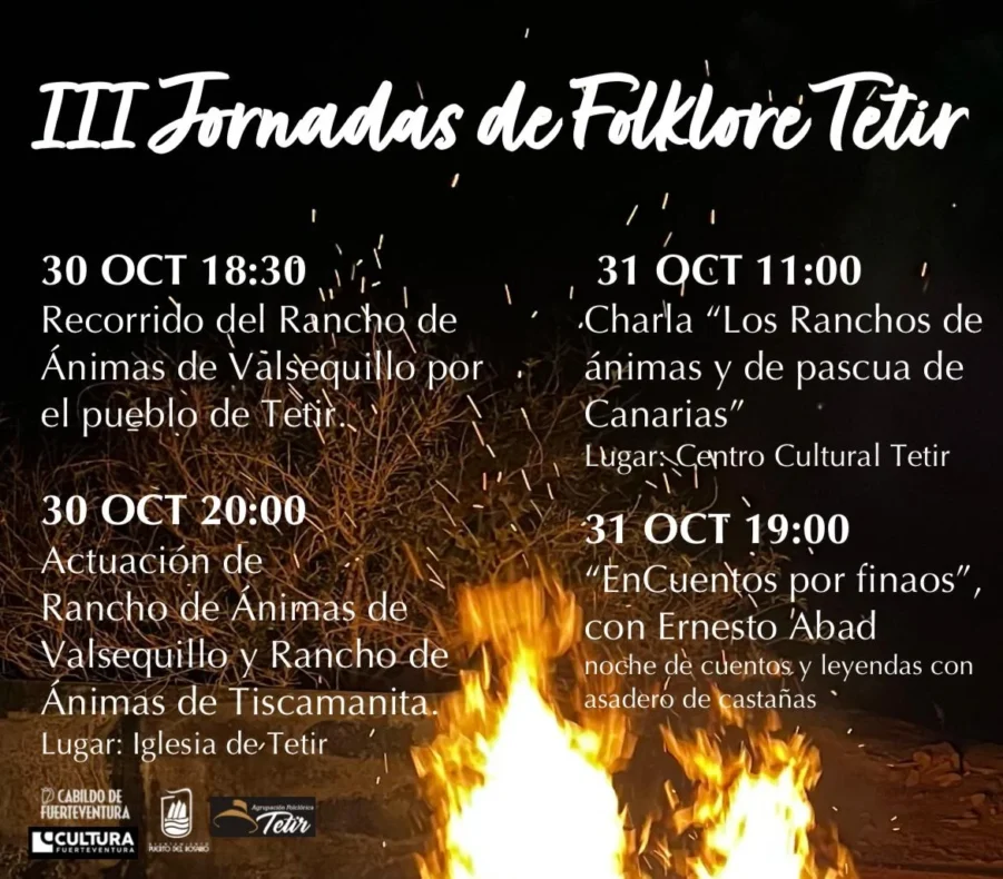III Folklore-Tage in Tetir: Ranchos de Ánimas auf der Plaza