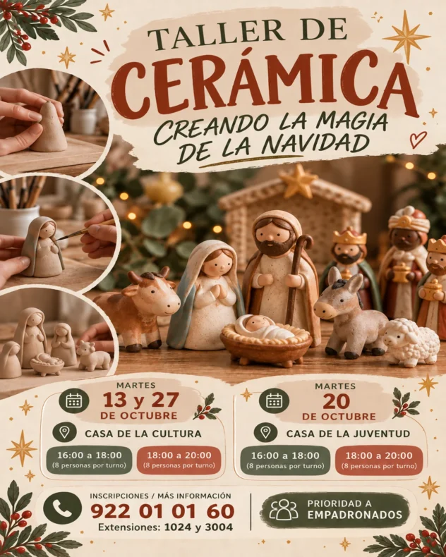 Keramik-Workshop für Weihnachtsfiguren in El Chorrillo