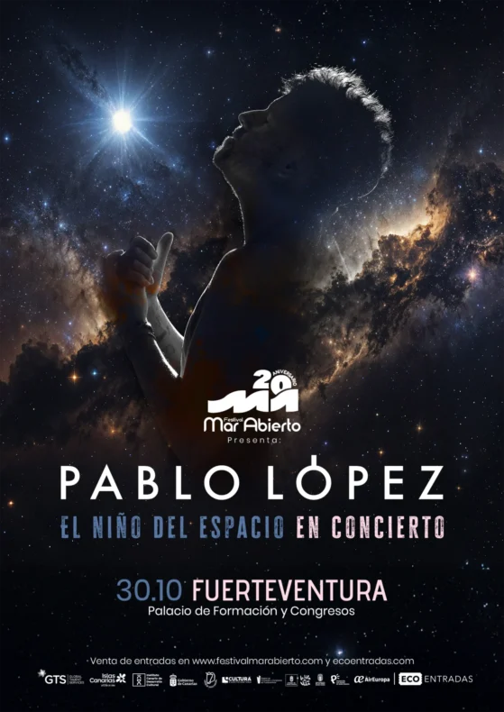Konzert von Pablo López beim Festival Mar Abierto