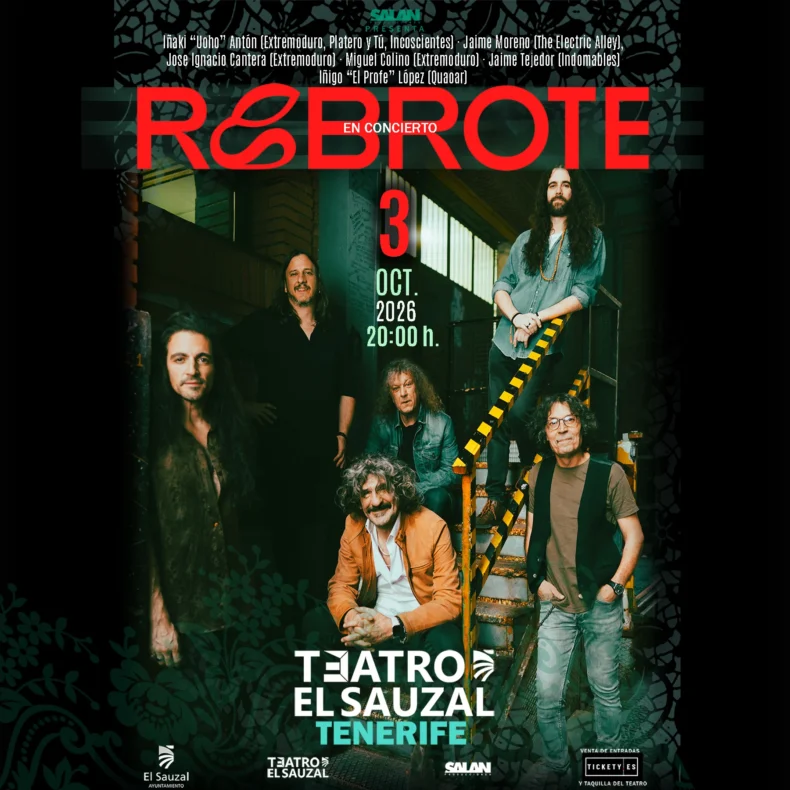 Rebrote concert at the Teatro El Sauzal