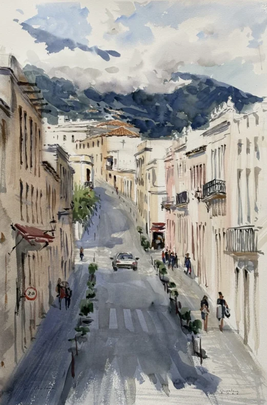 Luz de isla: Watercolour exhibition in El Sauzal