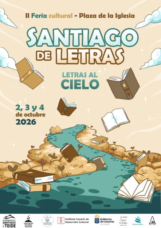 Santiago de Letras: Feria cultural en Santiago del Teide