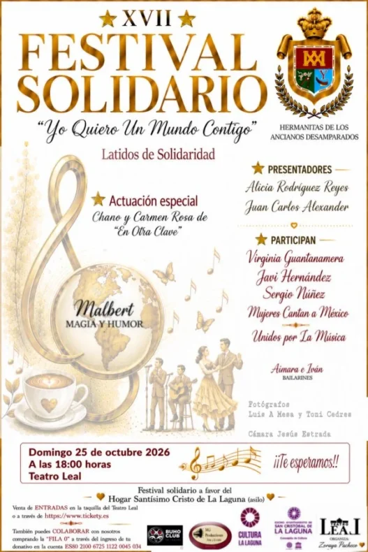 Festival solidario «Yo quiero un mundo contigo» en el Teatro Leal