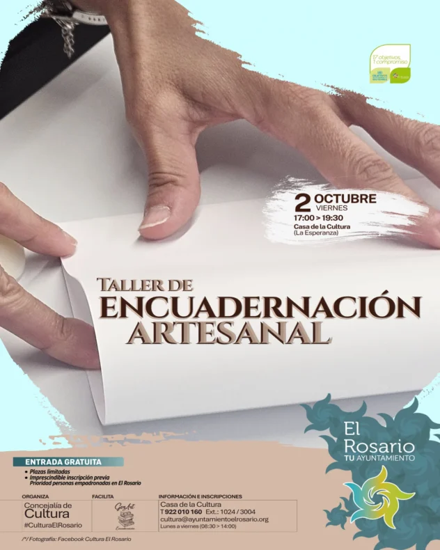 Taller de encuadernación artesanal en La Esperanza