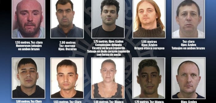 Top-10 meistgesuchte Verbrecher Spanien