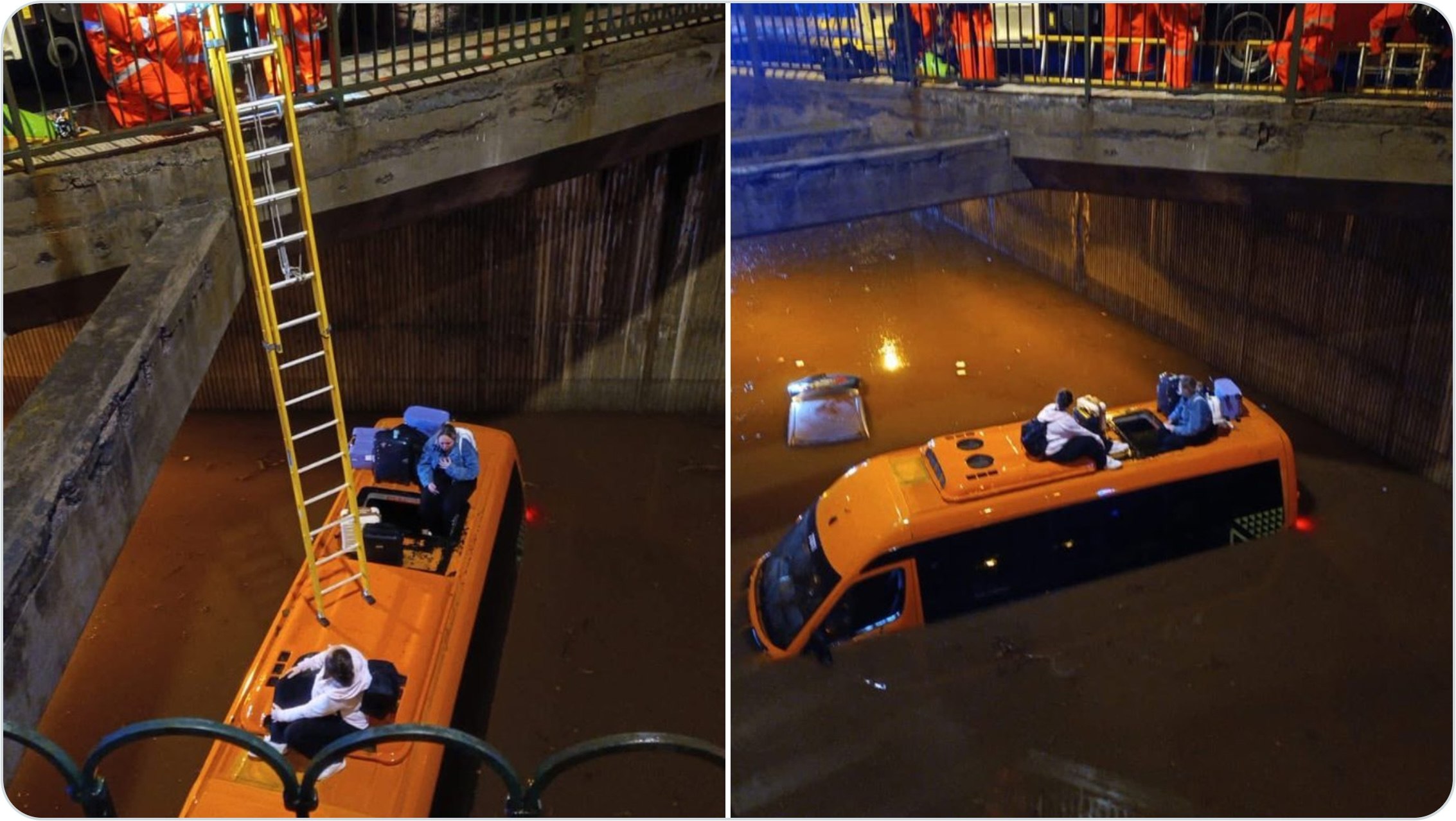 Puerto de la Cruz Unwetter Rettung Teneriffa