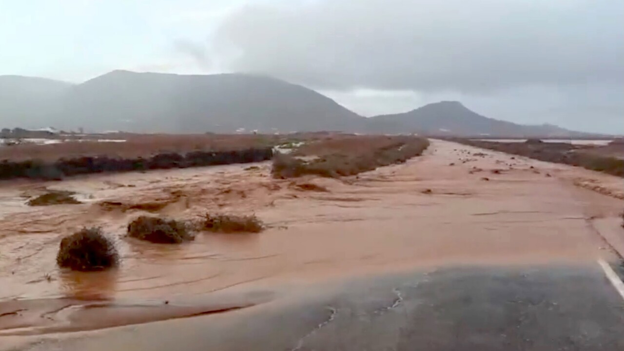 Weihnachts-Regen sorgt für Überschwemmungen auf Fuerteventura
