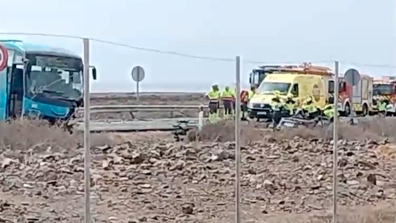 Ein Toter und zehn Verletzte bei Bus-Unglück auf Gran Canaria