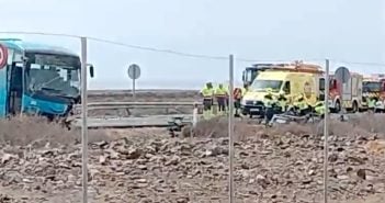 Unfall Gran Canaria Bus GC-500