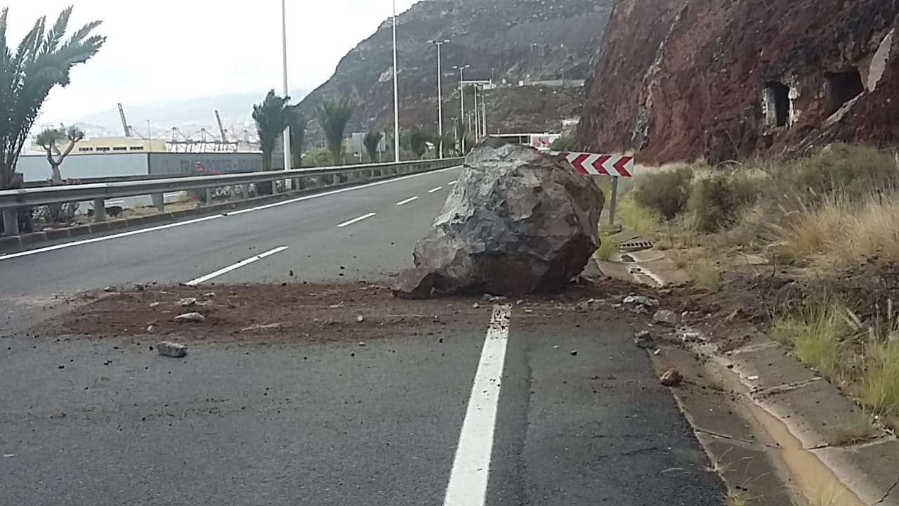 Unweter Kanaren Teneriffa Fels Santa Cruz Teresitas