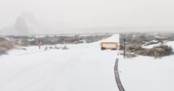 Unwetter Emilia Schnee Teide