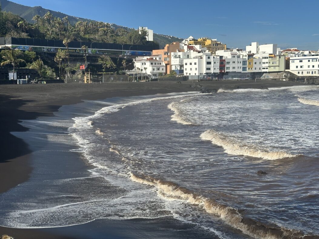 Unwetter Puerto de la Cruz Teneriffa Wasser braun
