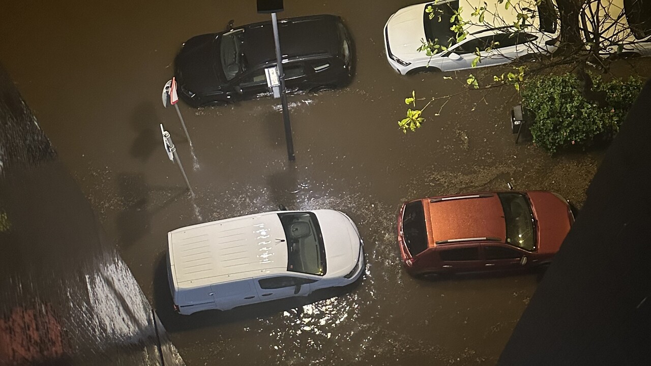 Unwetter überflutet Puerto de la Cruz auf Teneriffa