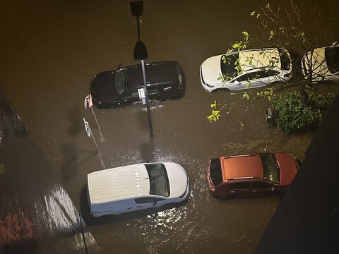 Unwetter Teneriffa Puerto de la Cruz Autos