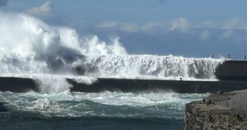 Unwetter Therese Kanaren Wellen