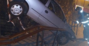 Unfall Teneriffa Auto Treppe La Orotava