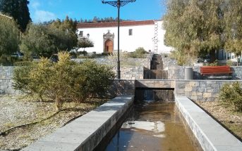 Vilaflor Teneriffa Altstadt Wasserspiel