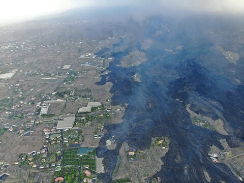 Vulkanausbruch La Palma Lava Landschaft