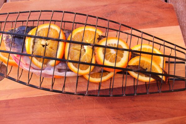 Kanarischer Papageifisch mit Orange – Vieja vom Grill mal anders