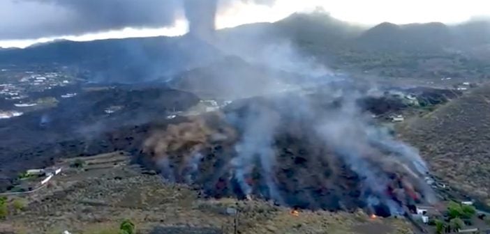 Vulkanausbruch La Palma Lavazunge