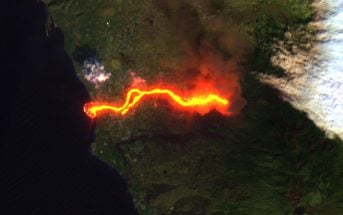 Vulkanausbruch La Palma Satellitenbild Copernicus