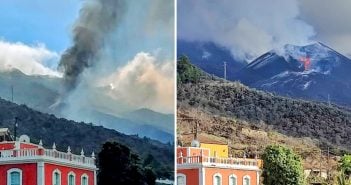 Vulkanausbruch La Palma Vergleich neuer Krater