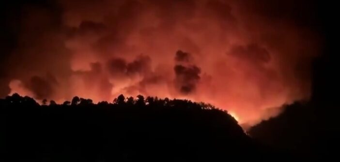 Fotos und Videos der Waldbrände auf La Palma
